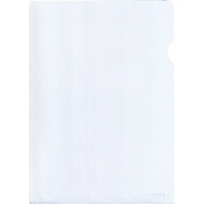 Kangaro l-map - a4 - pvc 180 micron - transparant generfd - 100 stuks - k-34022 Kangaro l-map - a4 - pvc 180 micron - transparant generfd - 100 stuks - k-34022