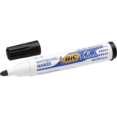 BIC velleda 1701 - whiteboardmarker - ronde punt - zwart BIC velleda 1701 - whiteboardmarker - ronde punt - zwart
