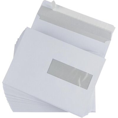 Gallery enveloppen formaat 156 x 220 mm venster rechts stripsluiting binnenzijde grijs 500 stuks Gallery enveloppen formaat 156 x 220 mm venster rechts stripsluiting binnenzijde grijs 500 stuks