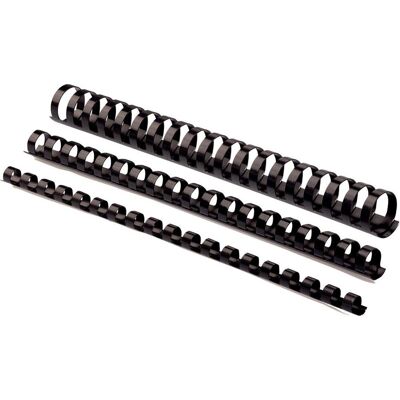 Fellowes bindruggen 22 mm zwart, 50 stuks Fellowes bindruggen 22 mm zwart, 50 stuks