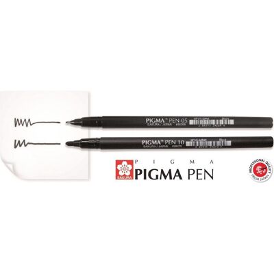 Sakura pigma pen zwart set 3 Sakura pigma pen zwart set 3