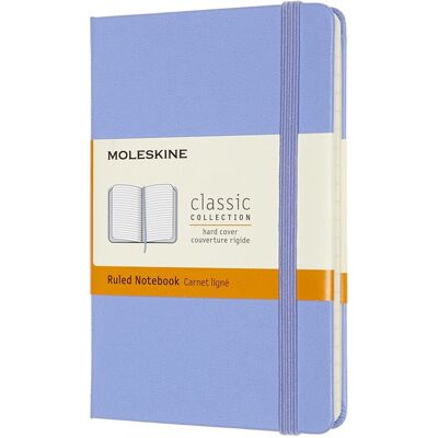 Moleskine classic notitieboek - pocket - hardcover - gelinieerd - hortensia blauw Moleskine classic notitieboek - pocket - hardcover - gelinieerd - hortensia blauw