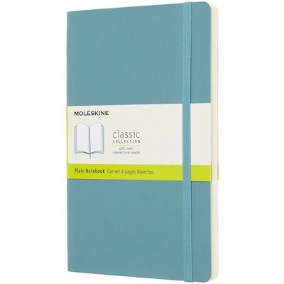 Moleskine classic notitieboek - large - softcover - blanco - rif blauw Moleskine classic notitieboek - large - softcover - blanco - rif blauw