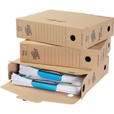 Bankers Box Loeff's archiefdozen universeel box a4 345x250x80 mm pak van 50 stuks fsc Bankers Box Loeff's archiefdozen universeel box a4 345x250x80 mm pak van 50 stuks fsc