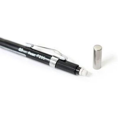 Pentel Vulpotlood - 0,5 mm - p205 - zwart Pentel Vulpotlood - 0,5 mm - p205 - zwart
