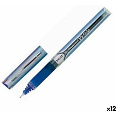 Pilot Pen roller v5 grip blauw klot 0,3 mm (12 stuks) Pilot Pen roller v5 grip blauw klot 0,3 mm (12 stuks)