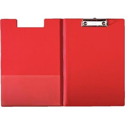 Esselte kunststof a4 klembord met omslag en insteekhoes - inclusief pennenhouder - capaciteit tot 200 vel - rood Esselte kunststof a4 klembord met omslag en insteekhoes - inclusief pennenhouder - capaciteit tot 200 vel - rood