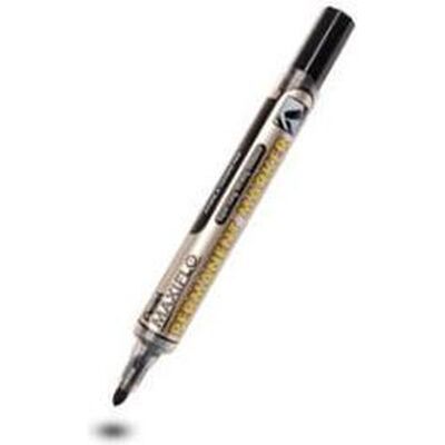 Pentel Viltstift nlf50 maxiflo rond 1.5-3mm zwart Pentel Viltstift nlf50 maxiflo rond 1.5-3mm zwart