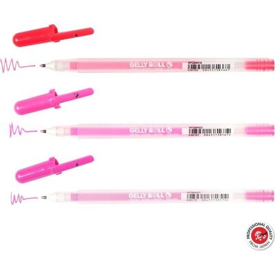 Sakura moonlight set 3 gelpennen sweets Multi Kleuren Sakura moonlight set 3 gelpennen sweets Multi Kleuren