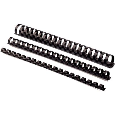 Fellowes bindruggen 10 mm zwart, 100 stuks Fellowes bindruggen 10 mm zwart, 100 stuks