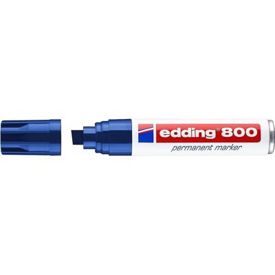 Edding Viltstift 800 schuin 4-12mm blauw Edding Viltstift 800 schuin 4-12mm blauw