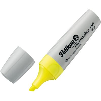 Pelikan textmarker 490 - eco markeerstift - geel - 10 stuks Pelikan textmarker 490 - eco markeerstift - geel - 10 stuks
