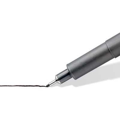 STAEDTLER - artist series - pigment liner - fineliner - zwart - 1.0 mm - 10 stuks STAEDTLER - artist series - pigment liner - fineliner - zwart - 1.0 mm - 10 stuks