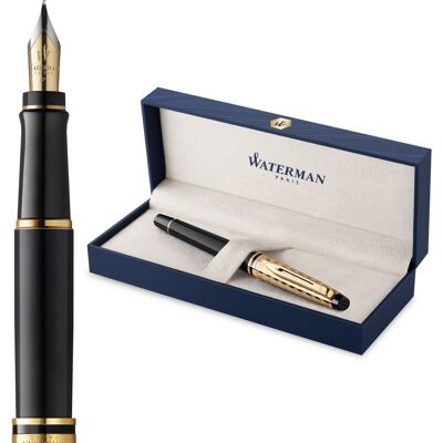 Waterman expert-vulpen de opera-collectie zwart & goud geschenkverpakking Waterman expert-vulpen de opera-collectie zwart & goud geschenkverpakking