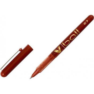 Pilot Pen roller v ball rood klot 0,5 mm (12 stuks) Pilot Pen roller v ball rood klot 0,5 mm (12 stuks)