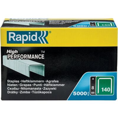 Rapid nr. 140 vlakdraadnieten 8 mm - 5000 nietjes Rapid nr. 140 vlakdraadnieten 8 mm - 5000 nietjes