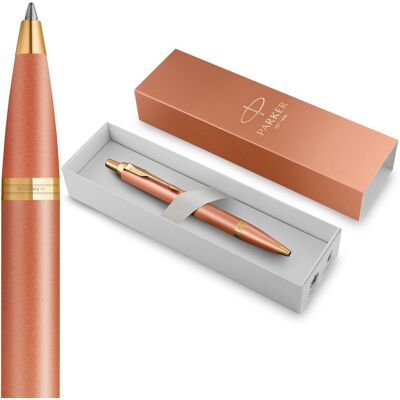 Parker im writing rituals balpen verfrissend oranje afwerking met kleurverloop en gouden details medium penpunt blauwe inkt geschenkverpakking Parker im writing rituals balpen verfrissend oranje afwerking met kleurverloop en gouden details medium penpunt blauwe inkt geschenkverpakking