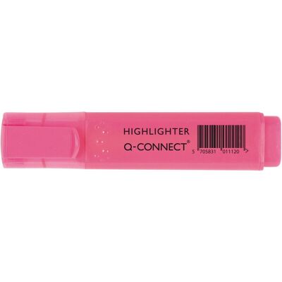 Q-CONNECT markeerstift, roze 10 stuks Q-CONNECT markeerstift, roze 10 stuks