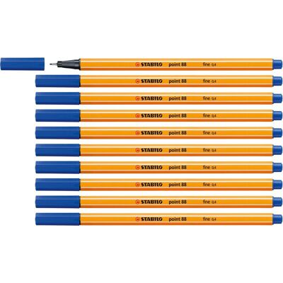STABILO Point 88 Fineliner - Blauw STABILO Point 88 Fineliner - Blauw