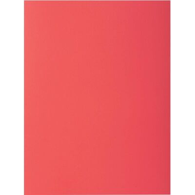 Exacompta rock''s 80 - pak van 100 inlegmappen 22x31cm voor a4 - rood - 800012e Exacompta rock''s 80 - pak van 100 inlegmappen 22x31cm voor a4 - rood - 800012e
