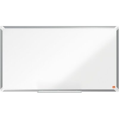 Nobo premium plus widescreen magnetisch whiteboard staal - met pennengoot - inclusief whiteboard marker - 890x500mm Nobo premium plus widescreen magnetisch whiteboard staal - met pennengoot - inclusief whiteboard marker - 890x500mm