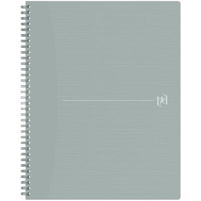 Oxford origins - duurzaam notitieboek - a4+ - geruit 5mm - 70 vel - grijs Oxford origins - duurzaam notitieboek - a4+ - geruit 5mm - 70 vel - grijs