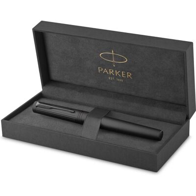 Parker ingenuity vulpen core-collectie zwart met zwarte afwerking medium punt zwarte inkt geschenkdoos Parker ingenuity vulpen core-collectie zwart met zwarte afwerking medium punt zwarte inkt geschenkdoos