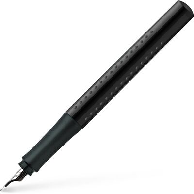 Faber-Castell vulpen - grip 2010 - f - harmony zwart - fc-140818 Faber-Castell vulpen - grip 2010 - f - harmony zwart - fc-140818