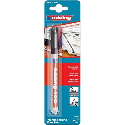Edding -permanentmarker-zwart-400 Edding -permanentmarker-zwart-400