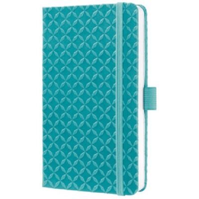 Sigel notitieboek jolie flair a6 hardcover 174 pagina's lijn 80 grams papier aqua groen Sigel notitieboek jolie flair a6 hardcover 174 pagina's lijn 80 grams papier aqua groen