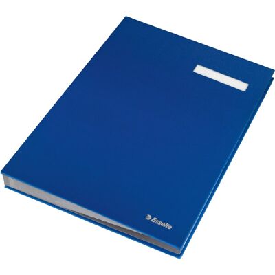 Esselte vloeiboek karton - met 20 scheidingbladen - blauw Esselte vloeiboek karton - met 20 scheidingbladen - blauw