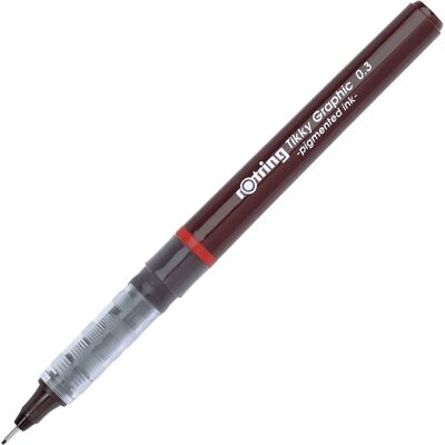 Rotring tikky graphic-fineliner zwarte inkt 0,3 mm 1 stuk Rotring tikky graphic-fineliner zwarte inkt 0,3 mm 1 stuk