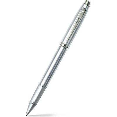 Sheaffer rollerball - 100 e9306 - brushed chrome nickel plated Sheaffer rollerball - 100 e9306 - brushed chrome nickel plated