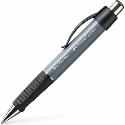 Faber-Castell balpen - grip plus - steengrijs - fc-140789 Faber-Castell balpen - grip plus - steengrijs - fc-140789