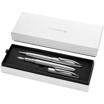 Pelikan jazz noble elegance - geschenkset - zilver Pelikan jazz noble elegance - geschenkset - zilver