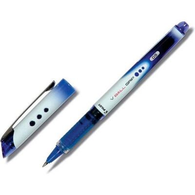 Pilot Rollerpen v-ball grip fijn blauw 12 stuks Pilot Rollerpen v-ball grip fijn blauw 12 stuks