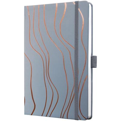Sigel notitieboek jolie a5 hardcover 174 pagina's 80 grams lijn grey meringue Sigel notitieboek jolie a5 hardcover 174 pagina's 80 grams lijn grey meringue
