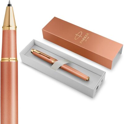 Parker im writing rituals rollerbalpen verfrissend oranje afwerking met kleurverloop en gouden details fijne penpunt zwarte inkt geschenkverpakking Parker im writing rituals rollerbalpen verfrissend oranje afwerking met kleurverloop en gouden details fijne penpunt zwarte inkt geschenkverpakking