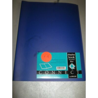 Q-CONNECT showalbum a4 40 tassen blauw Q-CONNECT showalbum a4 40 tassen blauw