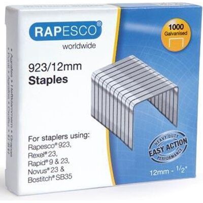 Rapesco nietjes 923/12 1000x Rapesco nietjes 923/12 1000x