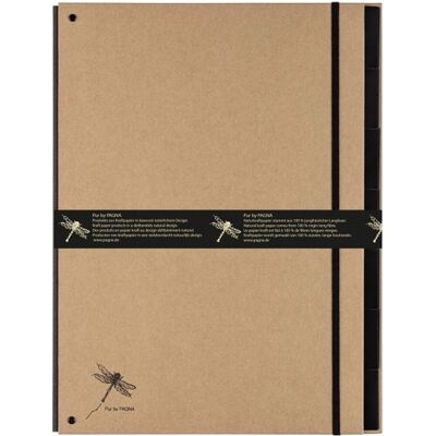 Pagna Pultordner 7 f�cher pur natur 1stk Pagna Pultordner 7 f�cher pur natur 1stk