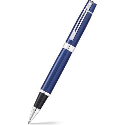 Sheaffer rollerball - 300 e9341 - glossy blue chrome plated Sheaffer rollerball - 300 e9341 - glossy blue chrome plated
