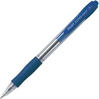 Pilot balpen super grip blauw 12 stuks Pilot balpen super grip blauw 12 stuks