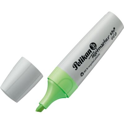 Pelikan textmarker 490 - eco markeerstift - groen - 10 stuks Pelikan textmarker 490 - eco markeerstift - groen - 10 stuks