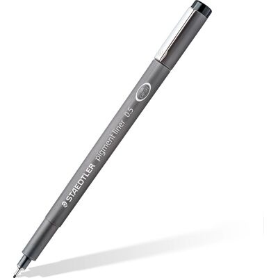 STAEDTLER - artist series - pigment liner - fineliner - zwart - 0.2 mm - 10 stuks STAEDTLER - artist series - pigment liner - fineliner - zwart - 0.2 mm - 10 stuks