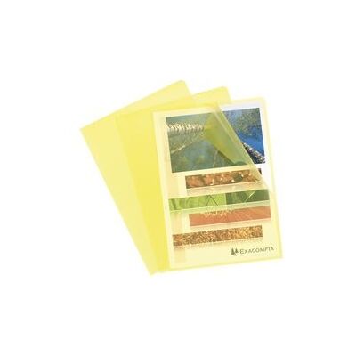 L-mappen Hetzel 56116E geel PVC A4 L-mappen Hetzel 56116E geel PVC A4