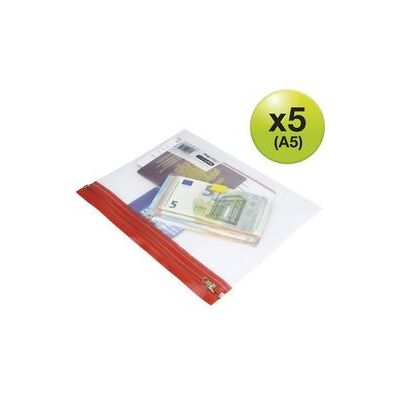 Gripzakken Rapesco 1507 A5 kleurassortiment Gripzakken Rapesco 1507 A5 kleurassortiment