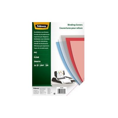 Fellowes Inbindkaft merkloos 53800 kunststof 25 stuks Fellowes Inbindkaft merkloos 53800 kunststof 25 stuks