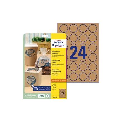 Labels Avery L7105-25 600 labels Ø40 mm Labels Avery L7105-25 600 labels Ø40 mm