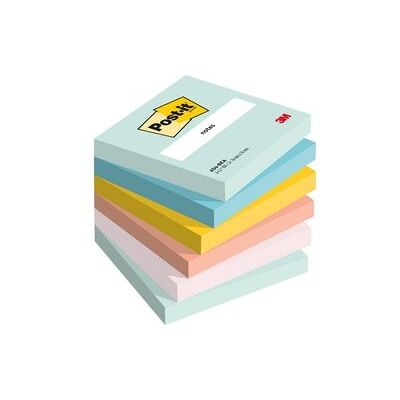 Post-it - memoblok 3m 654 76x76mm beachside colour Post-it - memoblok 3m 654 76x76mm beachside colour